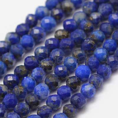 Natural Lapis Lazuli Beads Strands X-G-K182-2mm-04-1