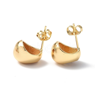 Brass Stud Earring Findings KK-B063-16G-1