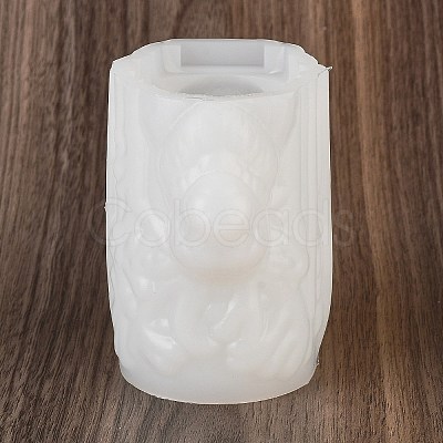 Christmas DIY Silicone Candle Molds AJEW-U014-02B-1