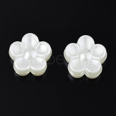 ABS Plastic Imitation Pearl Beads OACR-S020-14-1