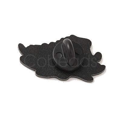 Black Alloy Brooches JEWB-R272-01D-1