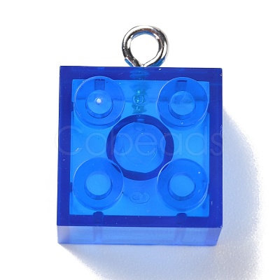 Resin Pendants RESI-E017-B02-1