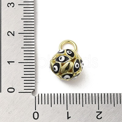 Brass Enamel Charms KK-E092-12G-07-1