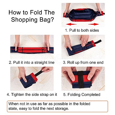 Polyester Portable Shopping Bag ABAG-SZC0008-02G-1