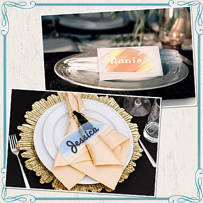 Acrylic Blank Place Card DIY-WH0430-614D-1