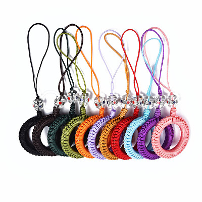 Polyester Tassel Woven Big Pendant Decorations FIND-N052-001-1