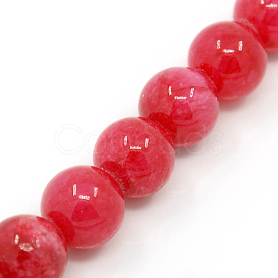 Natural Persian Jade Beads Strands G-D434-4mm-08-1