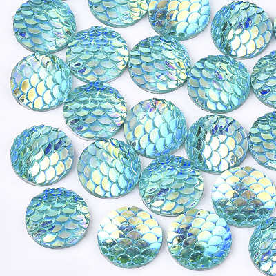 Resin Cabochons CRES-Q207-12mm-02-1