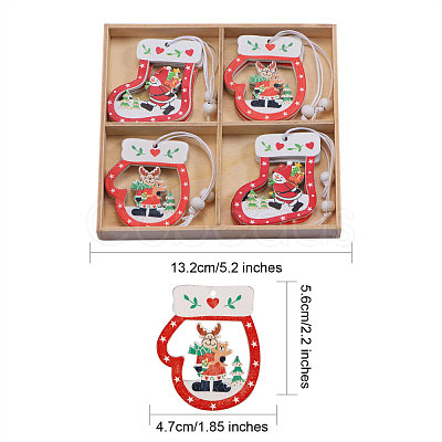 Christmas Wooden Ornaments Set JX056A-1