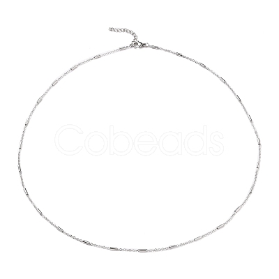 Non-Tarnish 304 Stainless Steel Cable Chain Necklaces NJEW-JN03169-04-1