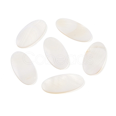 Natural Freshwater Shell Cabochons BSHE-G036-10B-1