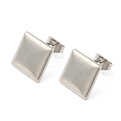 Brass Stud Earrings EJEW-B035-14P-1