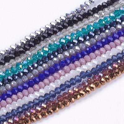 Glass Beads Strands GLAA-F076-1