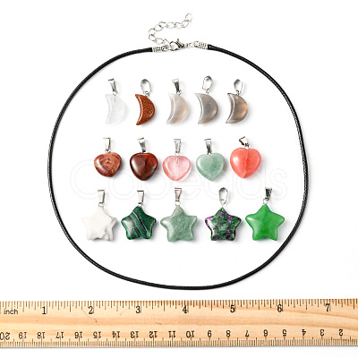 DIY Pendant Necklace Making Kit G-FS0005-58-1