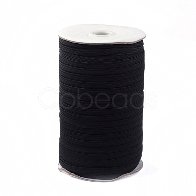 1/4 inch Flat Braided Elastic Rope Cord EC-R030-5mm-02-1