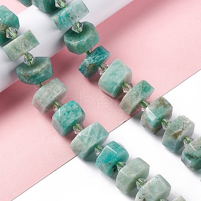 Natural Amazonite Beads Strands G-C008-B04-1