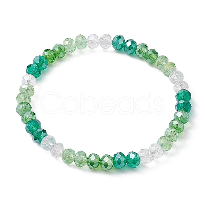 Glass Beaded Stretch Bracelets for Women BJEW-JB09675-1