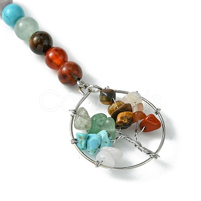 Gemstone Tree of Life Keychain KEYC-JKC00757-1