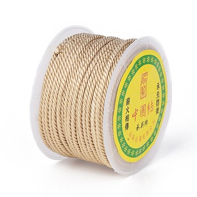 Polyester Milan Cord for DIY Jewelry Craft Making OCOR-F011-D16-1