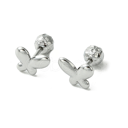 Non-Tarnish 304 Stainless Steel Ear Studs EJEW-Q801-11P-1