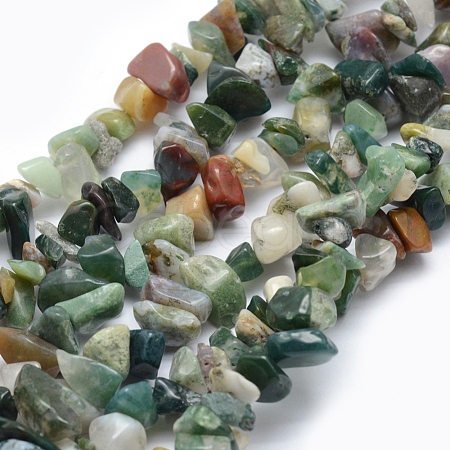 Natural Indian Agate Beads Strands G-P332-13-1