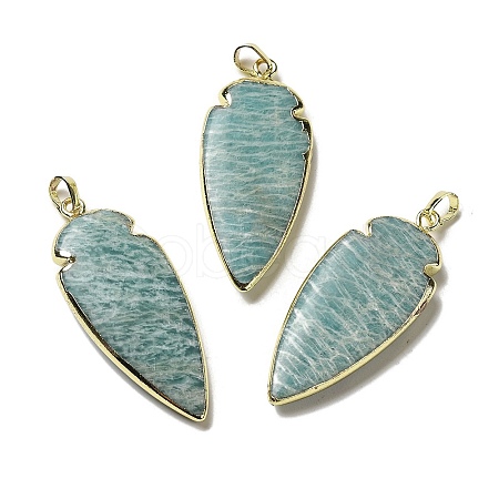 Natural Amazonite Pendants G-A099-01G-04-1