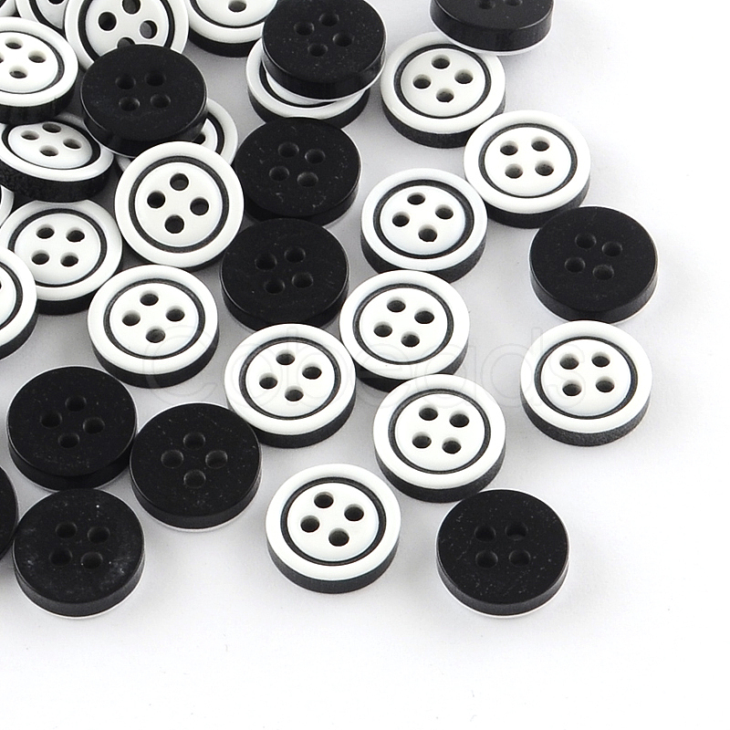 Cheap 4-Hole Plastic Buttons Online Store - Cobeads.com