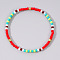 Bohemian Style Round Bead Handmade Fashion Women's Bracelet, 6-7/8 inch(17.5cm)