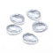 Faceted Glass Pendants, Teardrop, Clear, 15x9.5x5.5mm, Hole: 1mm