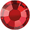 Preciosa&reg MAXIMA Crystal No Hotfix Flatback Stones, Czech Crystal, Dura Foiling, Round(438 11 615 Chaton Rose), 90075 Red Velvet, SS12(3~3.2mm)