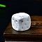 Natural Howlite Carved Dice Figurines Statues for Home Office Desktop Decoration, 15x15x15mm