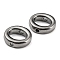 Non-Tarnish 316 Surgical Stainless Steel Bead Frame, Rings, Stainless Steel Color, 10x11x3mm, Hole: 1.2mm