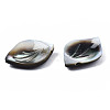 Natural Black Lip Shell Pendants SSHEL-S258-101A-4