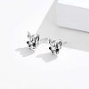 Anti-Tarnish Rhodium Plated 925 Sterling Silver Stud Earrings STER-BB72117-4