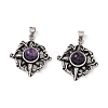 Natural Amethyst Pendants KK-A173-07AS-02-3