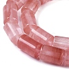 Cherry Quartz Glass Beads Strands G-Q159-A06-01-4