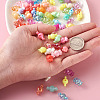  Opaque Solid Color & Imitation Jelly & Transparent Styles Acrylic Beads MACR-TA0001-15-7