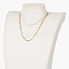 Handmade Brass Enamel Link Chains Jewelry Sets SJEW-JS01164-12