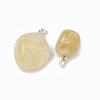 Natural Citrine Pendants G-T097-05-2