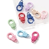 10Pcs Spray Painted Alloy Lobster Claw Clasps FIND-FS0001-70-3