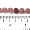 Natural Strawberry Quartz Beads Strands G-P534-A03-02-5