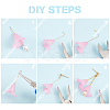 SUNNYCLUE DIY Flower Drop Earring Making Kits DIY-SC0019-64-3