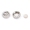 304 Stainless Steel Magnetic Diffuser Locket Aromatherapy Essential Oil Buckle AJEW-M027-04P-4