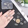 Unicraftale 20Pcs 5 Styles 201 Stainless Steel Pendants STAS-UN0035-61-2