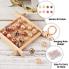 Craftdady 32Pcs 8 Colors ABS Plastic Imitation Pearl Charms KK-CD0001-23-5