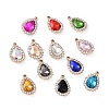 Alloy Rhinestone Pendants ALRI-C008-54LG-1