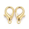 Zinc Alloy Lobster Claw Clasps X-E107-G-3