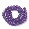 Natural Amethyst Beads Strands G-Q961-17-6mm-2
