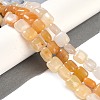 Natural Topaz Jade Beads Strands G-M435-A10-01-2