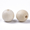Unfinished Natural Wood Beads X-WOOD-S651-A18mm-LF-2